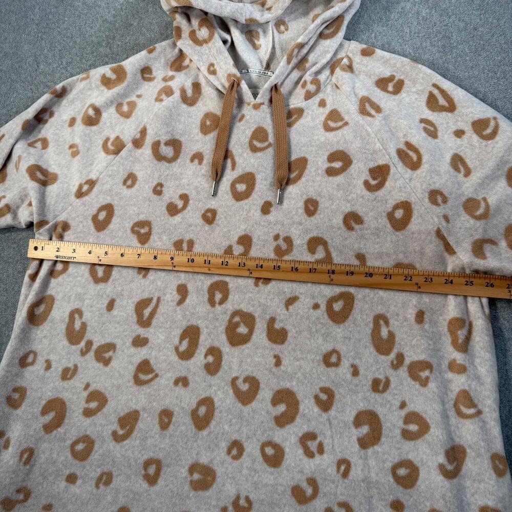 Koolaburra by UGG Women's 3X Leopard Print Hoodie Pullover Cozy Lounge Comfy - Picture 5 of 8